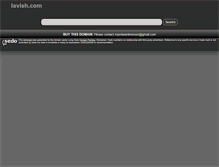 Tablet Screenshot of lavish.com